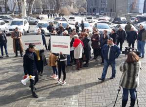 Բողոքի ակցիա՝ ի պաշտպանություն Ռոբերտ Քոչարյանի