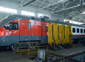 В Армению привезли новый электропоезд ЭП2Д
