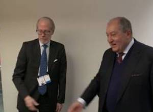 Արմեն Սարգսյանը հանդիպել է «Ռոքֆելեր եղբայրների հիմնադրամ»-ի նախագահի հետ