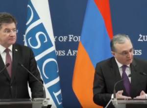 Совместная пресс-конференция Мирослава Лайчака и Зограба Мнацаканяна