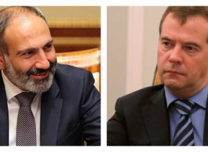 Никол Пашинян провел телефонную беседу с Дмитрием Медведевым