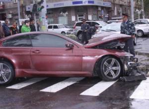 Несколько автоаварий в Ереване