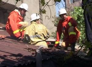 Пожар в центре Еревана