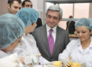 Саргсян посетил “Гранд Кенди”