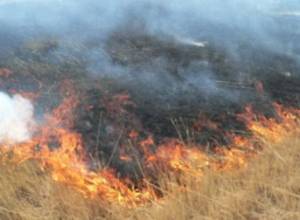 Пожар на склоне Арагаца