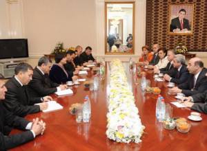 Саргсян встретился с председателем Меджлиса