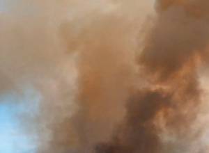 Сгорел корм для скота