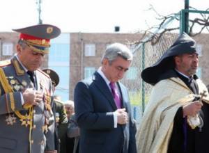 Серж Саргсян в Полицейской академии