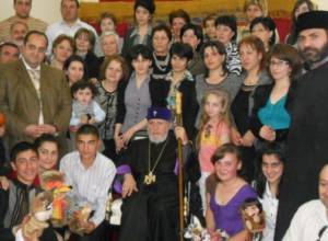 Католикос побывал в Гандзе