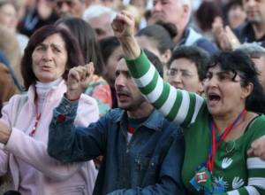 Митинг начался