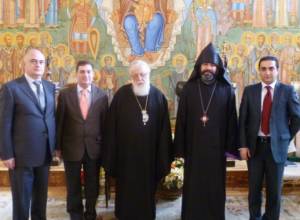 Грузинские армяне посетили Илию Второго