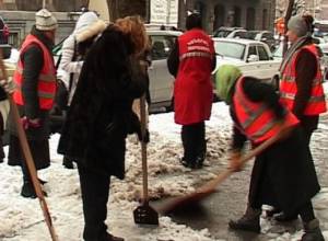 Зима настигла Ереван