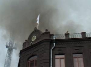 Горело здание РПА