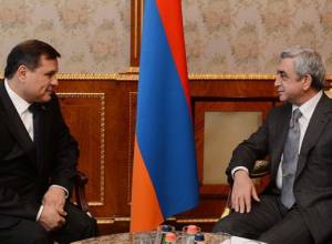 Посол попрощался с Саргсяном