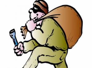 Попытались украсть холодильник