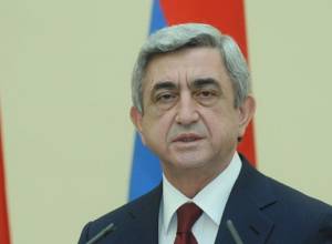 Поздравление Сержа Саргсяна