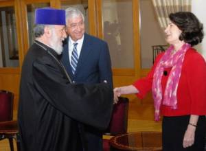 Католикос принял посла Бразилии