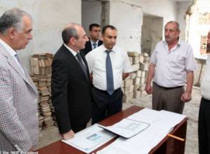 Бако Саакян посетил строительную площадку