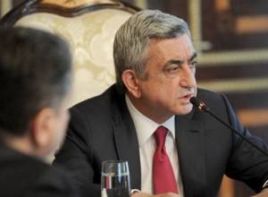 Саргсян говорил об Азербайджане и соцсетях