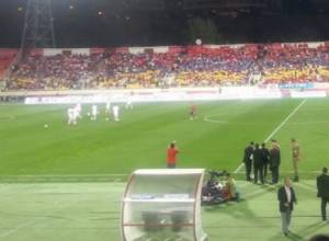 Начинается футбольный матч