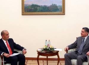 Тигран Саргсян принял делегацию Европейского Банка