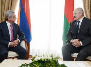 Серж Саргсян встретился с президентом Лукашенко