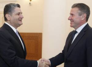 Тигран Саргсян принял Сергея Бубку
