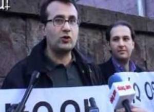 Ակցիա ԱԺ-ի մոտ