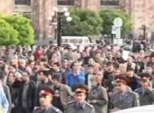 Երթի ընթացքում միջադեպ եղավ