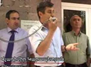 Փոքրիկ միտինգ Իջեւանում