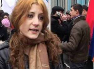 Ակցիա դեսպանատան դիմաց