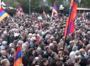 Կադրեր հանրահավաքից