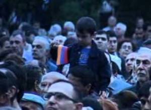 Կադրեր հանրահավաքից