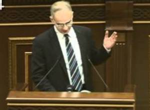 Լևոն Զուրաբյանի ելույթը ԱԺ-ում