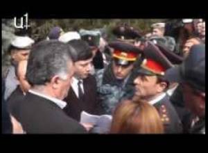 Բախում Ազատության հրապարակում