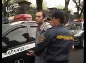 Բախում ԱԺ դիմաց