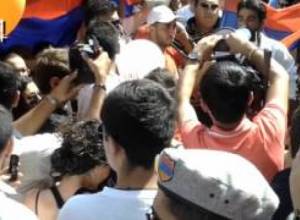 Ֆլեշ-մոբ քաղաքապետարանի դիմաց