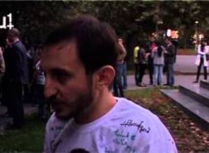 Տիգրան Առաքելյանը Սարյանի պուրակում էր