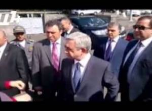 Բյուզանդի բնակիչները հանդիպեցին Սերժ Սարգսյանին