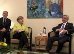 Սերժ Սարգսյանը հանդիպում է ունեցել Գերմանիայի կանցլեր Անգելա Մերկելի հետ