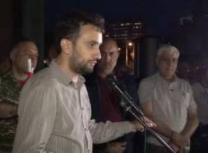 Դանիել Իոնիսյան խոսքը հավաքի ժամանակ