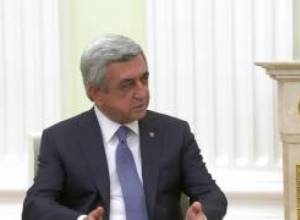 Սերժ Սարգսյանը հանդիպել է Վլադիմիր Պուտինի հետ