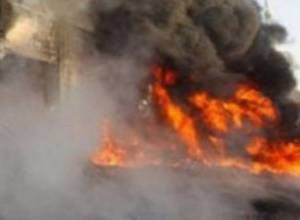 В мебельном цеху номер один на улице Арцаха вспыхнул пожар