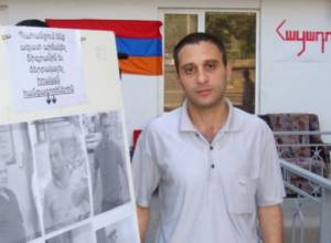He joined Tigran Arakelyan’s hunger strike