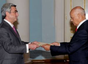 Presented his credentials