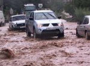 Flood drove through