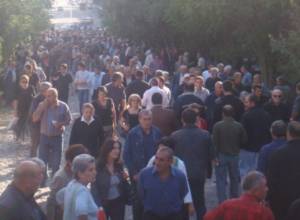 Ralliers got to the capital with difficulties