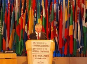 Edward  Nalbandian at UNESCO Conference