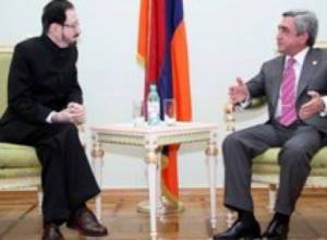 Serzh Sargsyan receives Idian Ambassador