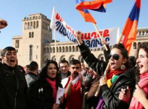Clergymen took part in protest too